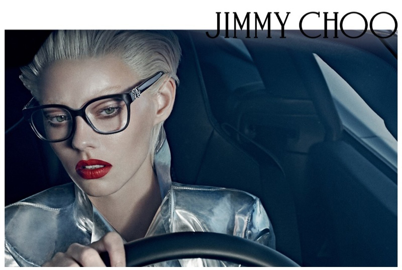 Jimmy Choo 2015春夏系列 超模安迪莉亞·哈丁出鏡演繹廣告大片