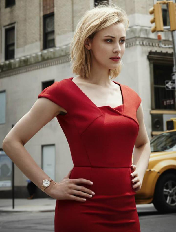 Sarah Gadon代言Rendez-Vous約會系列腕表廣告